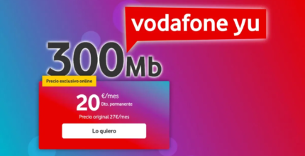 Fibra 300 Mb de Vodafone