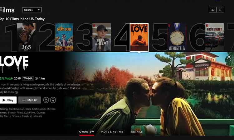 Love Cine y Series 2 con Netflix